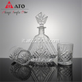 Tazze decanter di whisky in vetro set da tazza di decanter kit